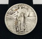 1928-P Standing Liberty Quarter #21387