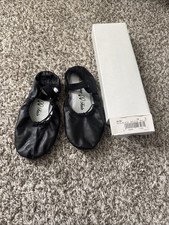 Dancing Fair Kids Black Releve Ballet Shoe Size 12c