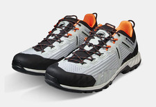 Men's MAMMUT  Alnasca Knit III Low Hiking Shoe  Ice Gray - Black  9 - 13