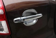 For Toyota RAV4 2009-2012 Chrome Exterior Outside Side Door Bowl Cover Trim 5PCS