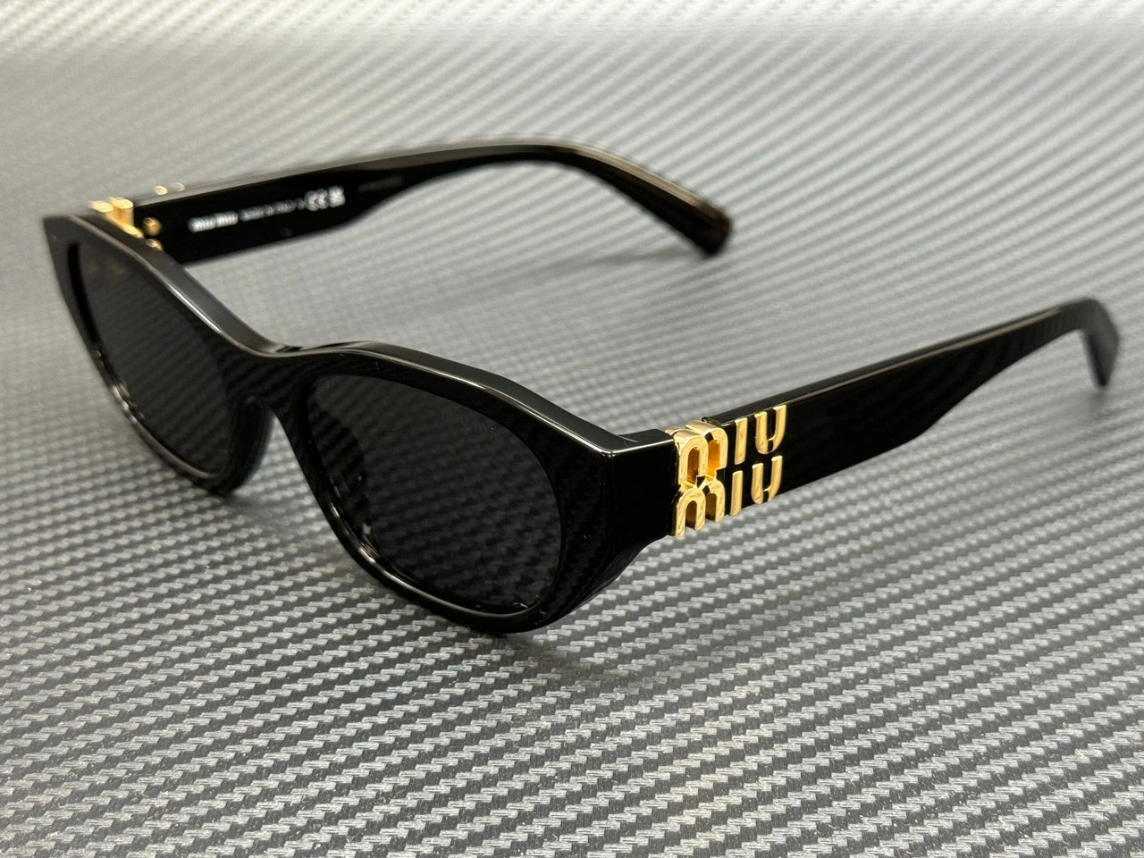 Miu Miu — MIU MIU MU A03S 16K08Z Black Grey Women's 53 mm Sunglasses