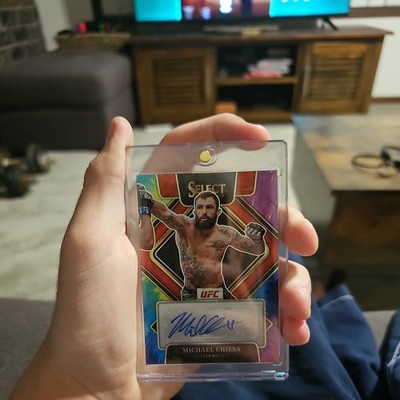Michael Chiesa 2022 Panini Select Tri-Colour Autograph #13/25 Free Postage 