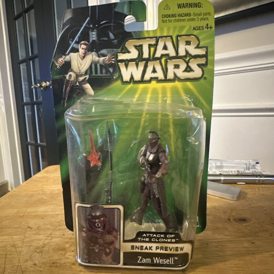 Conjunto completo de bonecos de ação Star Wars Attack of the Clones prévia 4-2001 novo - Imagem 3 de 4