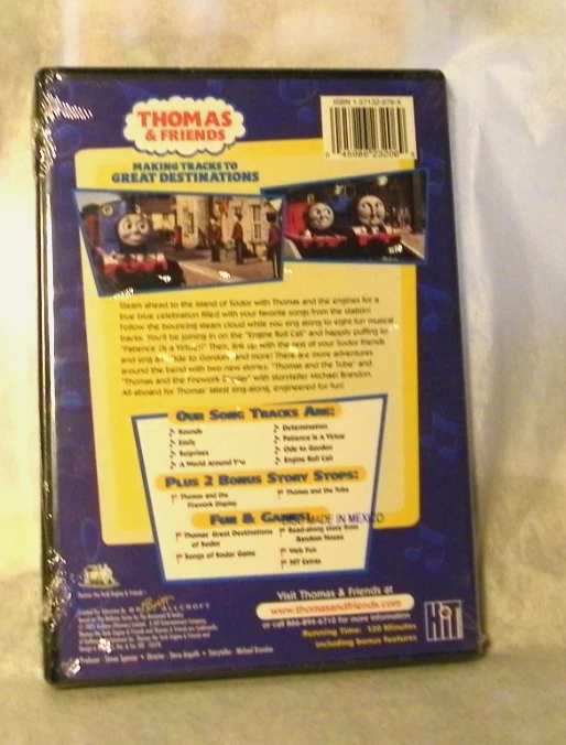 Thomas & Friends Songs from the Station (DVD, 2005) NEW FACTORY SEALED HTF Foto 4 de 4