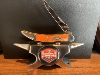 Case XX Tennessee Vols Baseball 2024 National Champs Anvil Knife