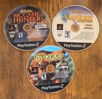 Cabela's Dangerous Hunts, Big Game Hunter, And Alaskan Adventures - PS2