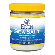 Eden Sea Salt, Hand Harvested French Celtic, Stone 14 Ounce (Pack of 1) 