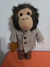 Eden Vintage Monkey In Coat Plush 13" With Briefcase, Shoes  Original Tag