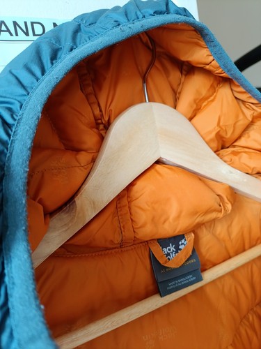 Jack Wolfskin Helium Jacket, Orion Blue/Orange, Men's Small, VGC - Picture 19 of 24
