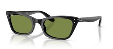 Ray Ban 2299 Lady Burbank 52 901/4E Sunglasses Black/Light Green