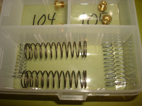 CARTER THERMOQUAD CARBURETOR HIGH PERFORMANCE TUNING KIT JETS & SPRINGS 98-105 - Foto 5 di 5