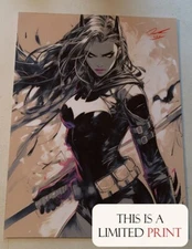 Batgirl Color Illustration Art Print 8.5x11 by Keyeske No. 9