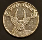 Mule Deer 1 oz .999 Fine Silver Round ◇ Perfect To Engrave on Back ◇ First Buck
