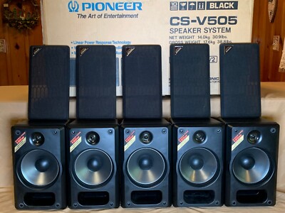 VINTAGE Pioneer CS-V505 Bookshelf Speakers/ Studio Monitors LOT OF