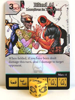 Dice Masters - #047 Blind Al Laxatives in Your Food Foil - Deadpool