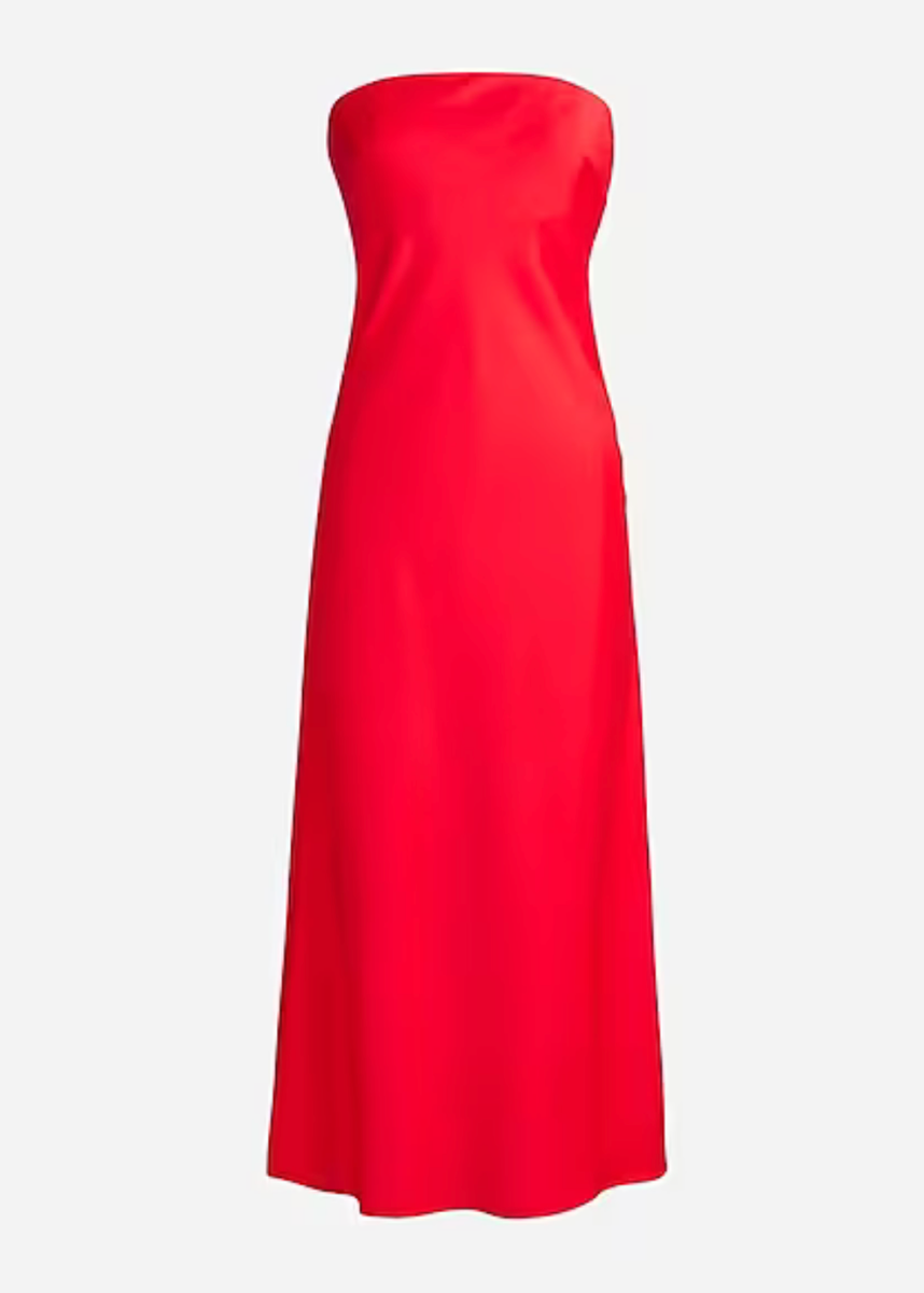 j crew red strapless dress The Best Dresses to Buy on Sale at J.Crew