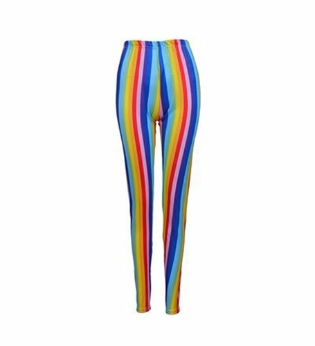 Donna Leggings Arcobaleno Design a righe verticali Gay Pride LGBT Legging  taglia unica | eBay
