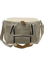Shorebags Large Insulated Picnic Cooler Natural