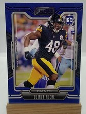 QUINCY ROCHE 🔥 2021 Panini Playbook RC PURPLE Parallel #195 New York Giants