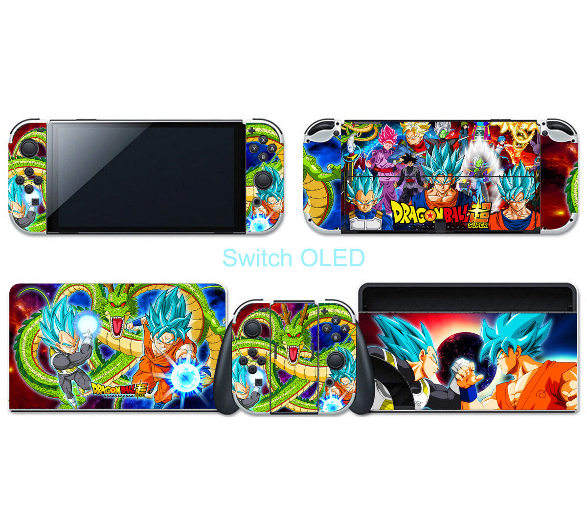 Joy-pad Sem Fio Dragon Ball Z Led Nintendo Switch Oled