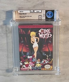 Cool World Nintendo NES 9.4 A WATA Grated CGC VGA cross Rated Sealed New Sega