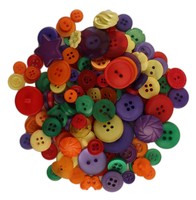 Buttons Galore Bright Color Grab Bag With Craft And Sewing Buttons 6-ounce on sale Buttons Galore Bright Color Grab Bag With Craft And Sewing Buttons 6-ounce on sale