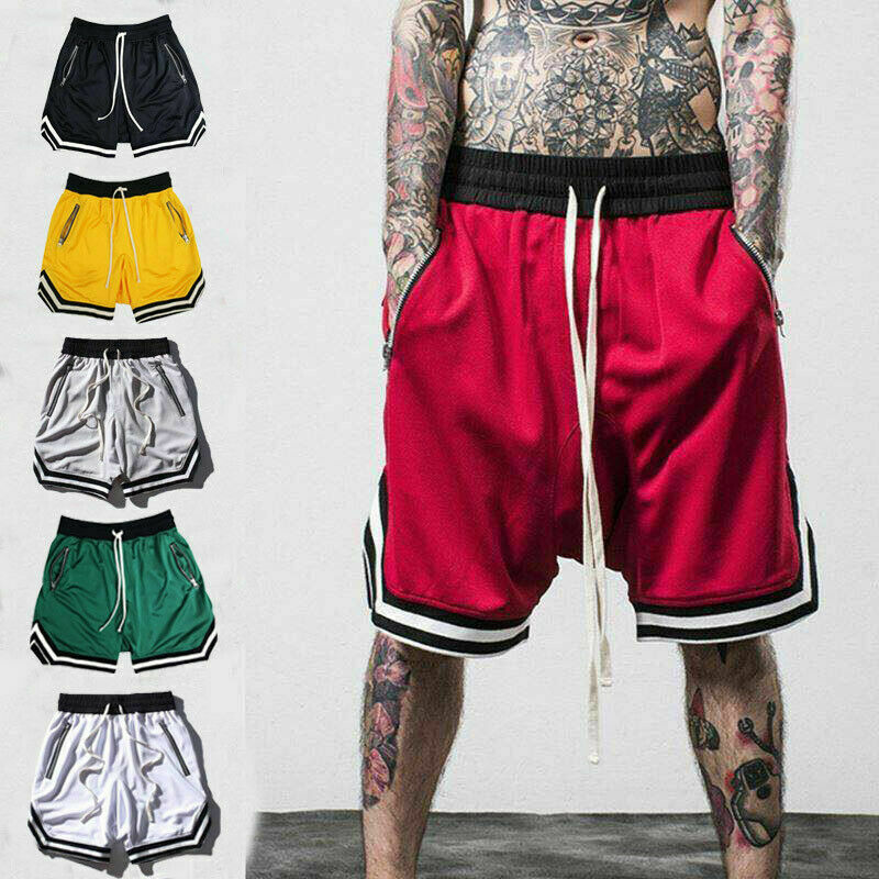 Men's Basketball Shorts Athletic Mesh Pockets Running Gym Workout Quick Dry  '