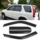 Fits 02-06 Honda CRV Acrylic Window Visors Rain Sun Guard Vent Guard 4Pc Set