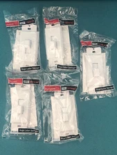 LOT Of 5  TAYMAC MASQUE 1-Gang Toggle Switch Cover-Up Adapter AD70W (White)