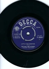 THE ROLLING STONES- "LITTLE RED ROOSTER"/"OFF THE HOOK"- DECCA- (UK PRESS)