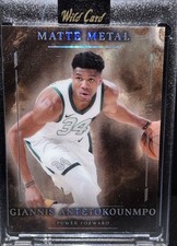 Giannis Antetokounmpo 1/1 Matte Metalrare NBA Star Bucks Rare 1 Of 1