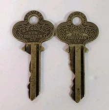 Vintage P & F Corbin Harvard Keys Lot Of 2