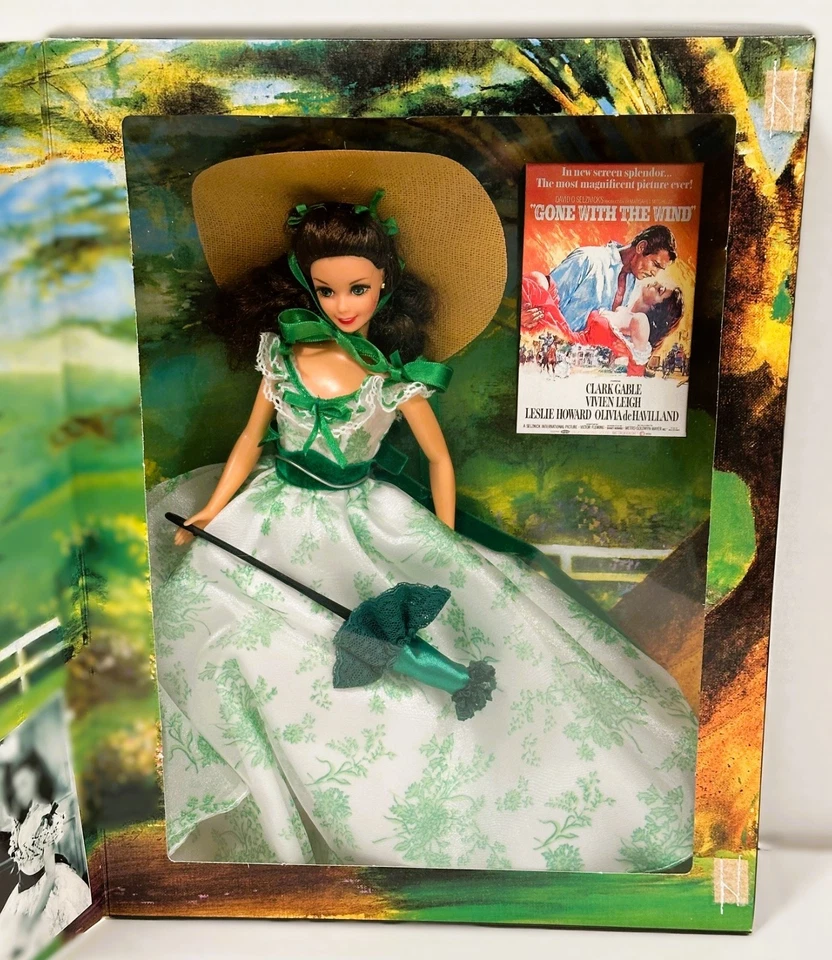Barbie Scarlett O'Hara Gone With The Wind Hollywood Legends Mattel 12997 Doll - Image 2 of 4