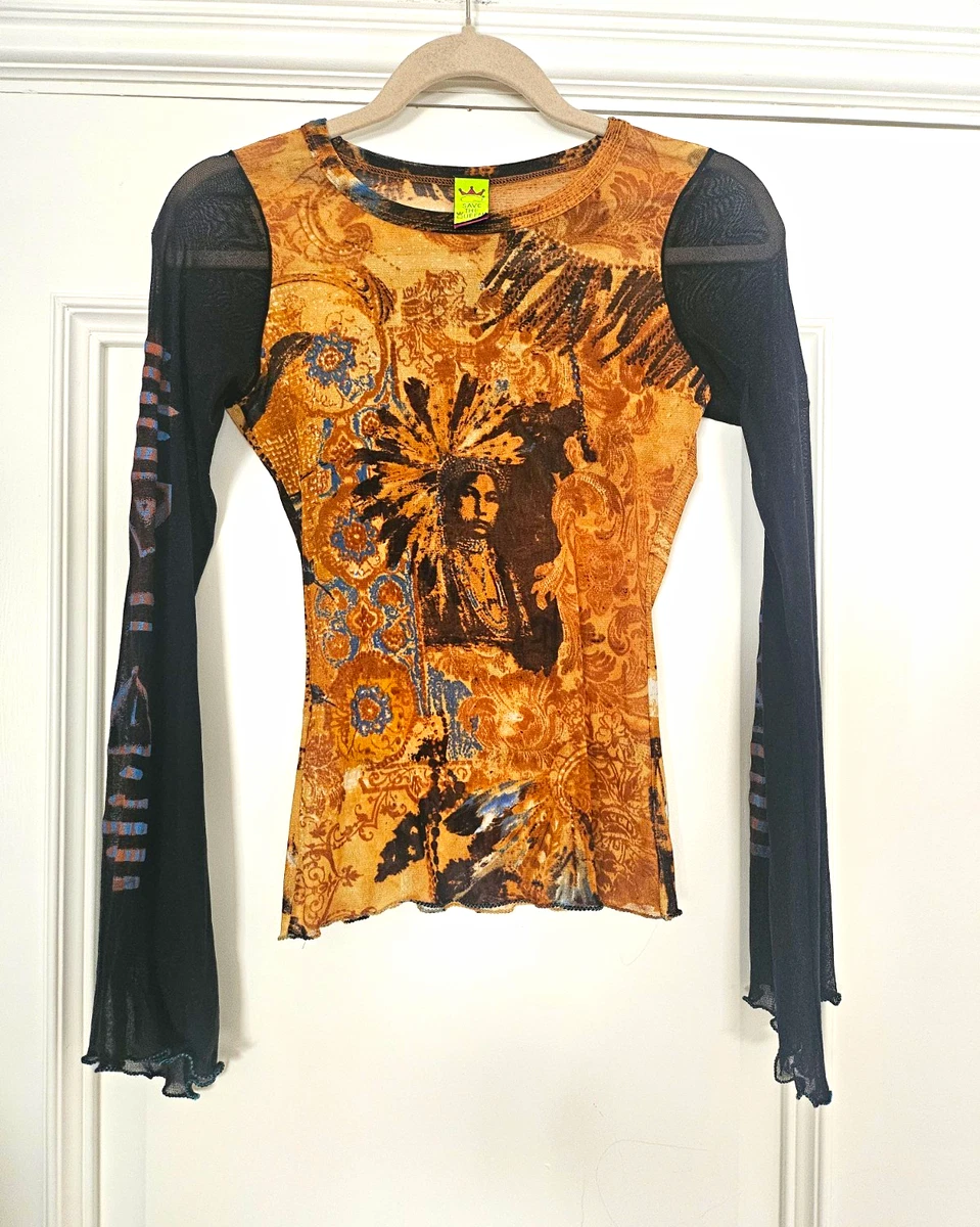 SAVE THE QUEEN! 長袖メッシュトップス Save the Queen Tops & Blouses