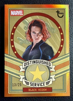 Black Widow 2026 Marvel Brooklyn - Scarlett J - Distinguished Service Orange /25