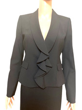 CLASSIQUES ENTIER Nordstroms Womens Jacket Blazer Black Sz 2-4   NWT  
