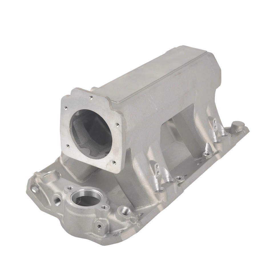 Multi Level Inlet Intake For Small Block Chevy 350 1955-1986 Cast Aluminum EFI Multi-port Intake ...