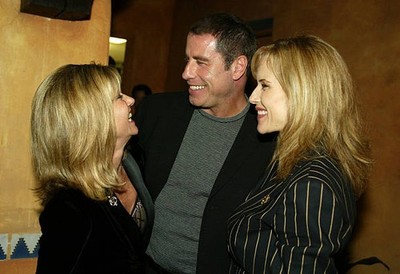 Olivia Newton-John John Travolta Kelly Preston at One World One Ch- Old Photo
