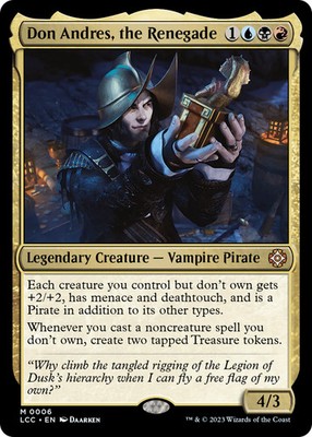 Don Andres, the Renegade [The Lost Caverns of Ixalan Commander] Foil Near Mint