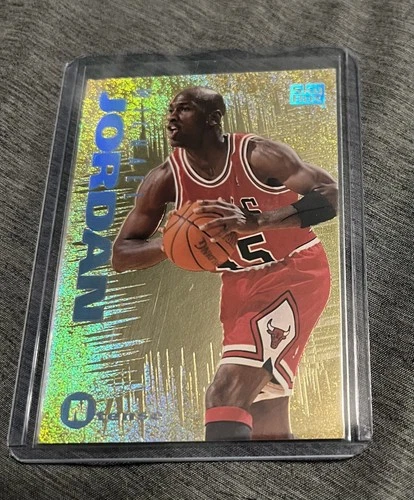 Michael Jordan 1994-95 Skybox Emotion N-Tense Card #3 Gold Holofoil SP/Bulls/HO