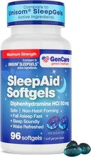 GenCare Maximum Strength Nighttime Sleep Aid Supplement for Adults Deep...