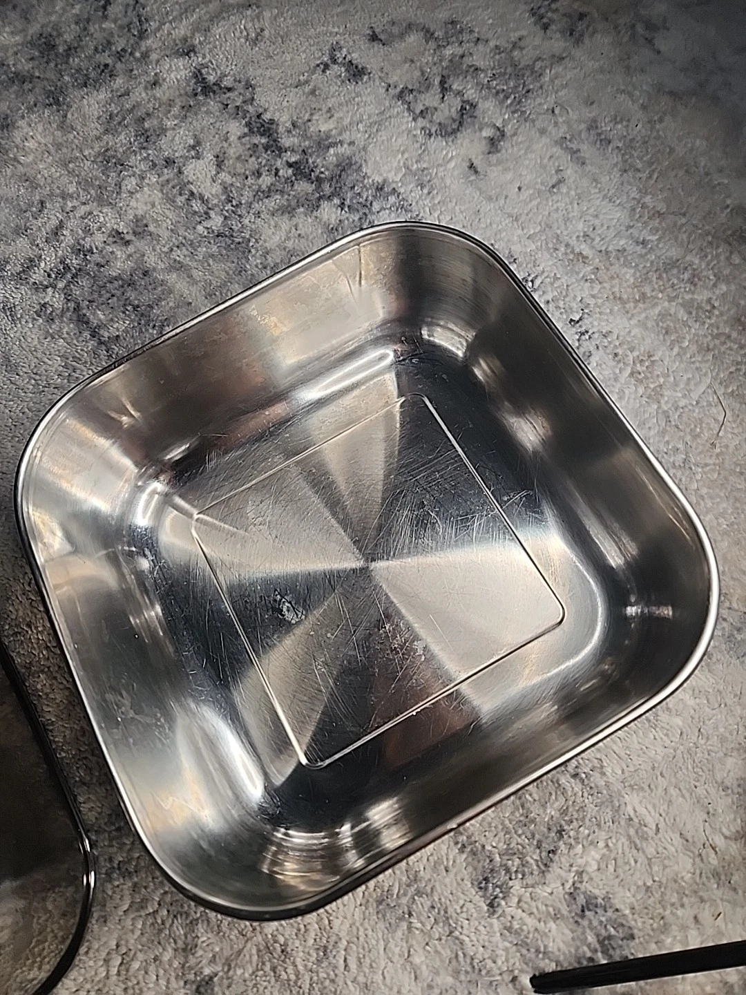 Vintage TRAMONTINA STAINLESS STEEL 2 QT Square Baking Pan