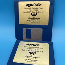 1989 Apple IIGS ProDOS16 Floopy Disks Lot Of 2 Untested