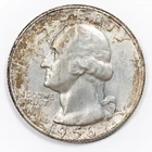 1956-D Washington Silver Quarter - Mint Set Toned - Premium GEM BU!