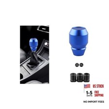 Zpana Car Shift Knob Aluminum Alloy Manual Automatic Vehicle Gear Shifter Blue