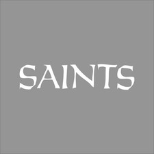 New Orleans Saints 2 NFL Team Logo 1 color Vinyl Decal Sticker Window Wall