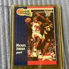 Fleer 1991-92 League Leaders Michael Jordan #220 Chicago Bulls NBA Card
