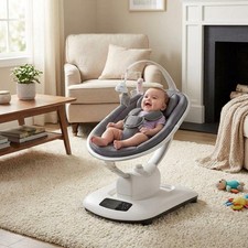 Garvee Electric Baby Swings with 5 Soothing Motions, 5 Speed Levels and Remote C