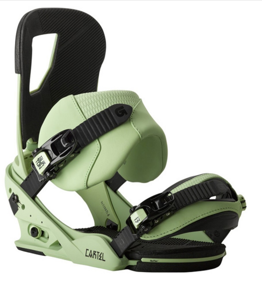 BURTON Cartel Herren Snowboard Bindung Größe L large green Reflex