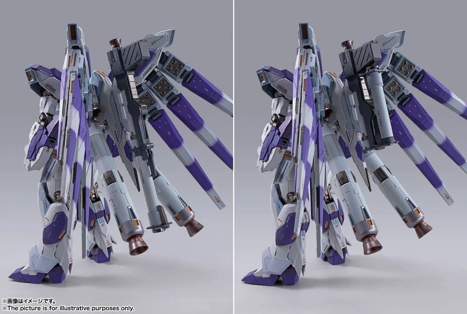BANDAI Japan METAL BUILD Hi-ν Gundam PVC, ABS, pressofuso - Immagine 4 di 4